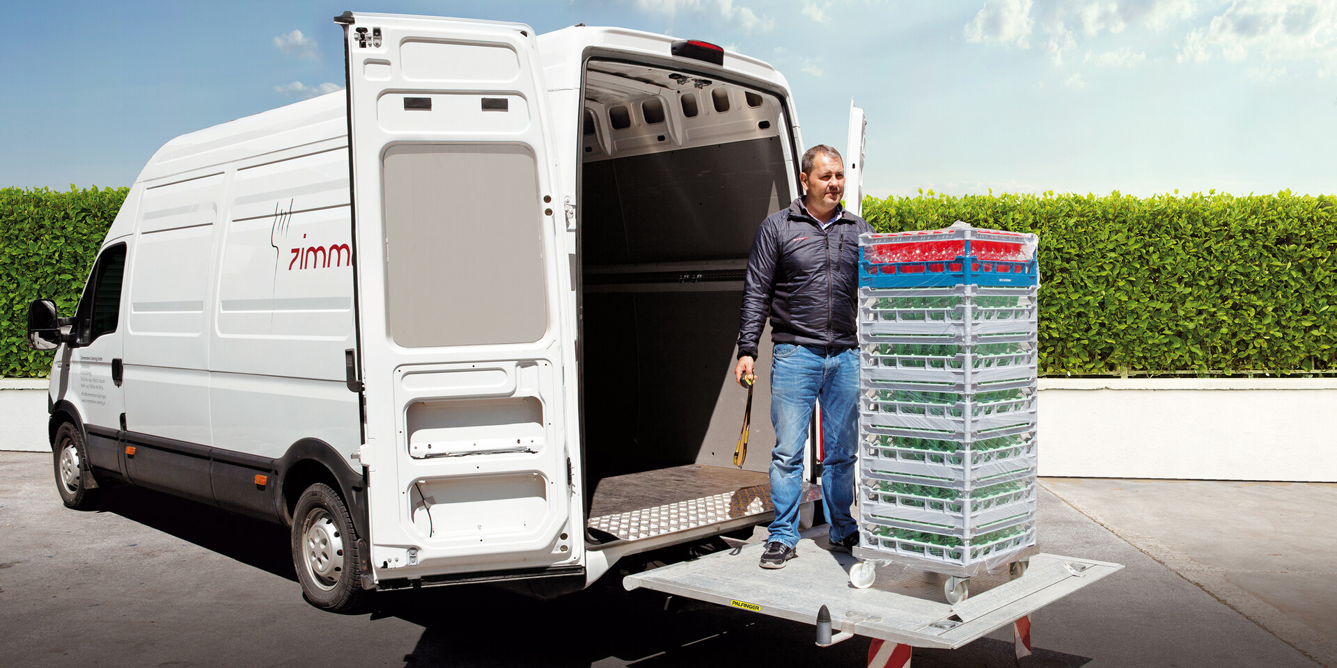 Van with tail lift shop